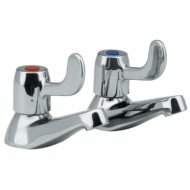 Astra Lever Bath Pillar Taps