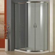 Curved Offset Quadrant Enclosure 900mm by 800mm