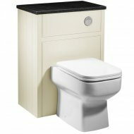 Hampton 600mm Back To Wall WC Unit in Vanilla HAM600BTW.VN or Mocha HAM600BTW.MC