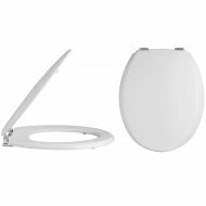 Premier Traditional Round Wooden Bottom-Fix Toilet Seat