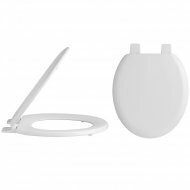 Premier Traditional Standard Round Wooden Bottom-Fix Toilet Seat NTS303