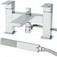 Art Bath Shower Mixer with Shower Kit and Wall Bracket
