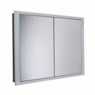 Roper Rhodes Scheme 1040mm Recessed Bathroom Cabinet for Stud Walls in Gloss Light Grey SCHCAB1075.LG