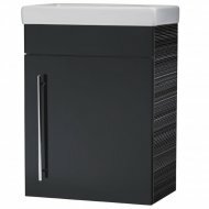Roper Rhodes Esta 445mm Cloakroom Wall Mounted Unit in Anthracite ESWM45G