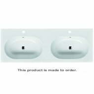 Roper Rhodes Theme 1410mm Ceramic Wall Mounted Double Basin T140TSB