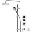 Roper Rhodes Event Round Triple Function Shower System SVSET22